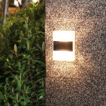 6 LED Solar Night Light Home Outdoor Decorative Garden Lamp(Warm Light)