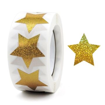 1Colorful Stars Thank You Stickers Gift Wrap Decorative Sealing Stickers, Size: 25mm(C-78-25)