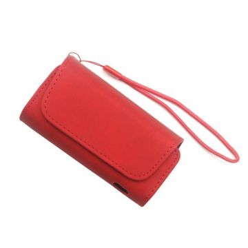 Leather Shockproof Electronic Cigarette Storage Protective Case For IQO 3.0(Red)