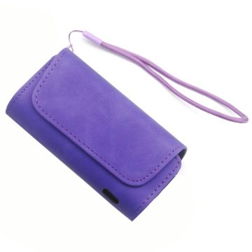 Leather Shockproof Electronic Cigarette Storage Protective Case For IQO 3.0(Purple)