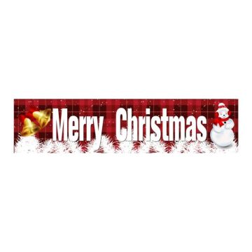 Christmas Patio Banner Party Decoration Supplies 50 x 250cm(Style 03)