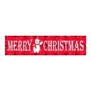 Christmas Patio Banner Party Decoration Supplies 50 x 250cm(Style 07)