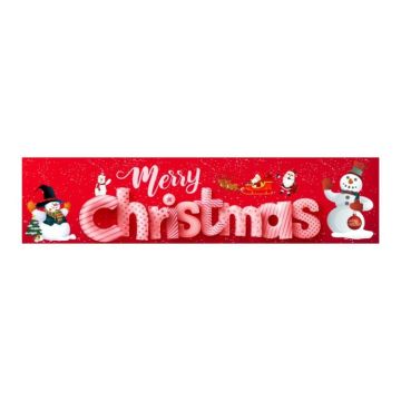 Christmas Patio Banner Party Decoration Supplies 50 x 250cm(Style 11)