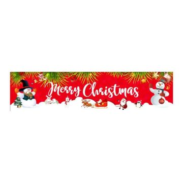 Christmas Patio Banner Party Decoration Supplies 50 x 250cm(Style 14)