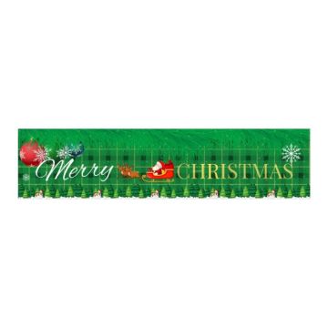 Christmas Patio Banner Party Decoration Supplies 50 x 250cm(Style 21)