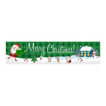 Christmas Patio Banner Party Decoration Supplies 50 x 250cm(Style 22)