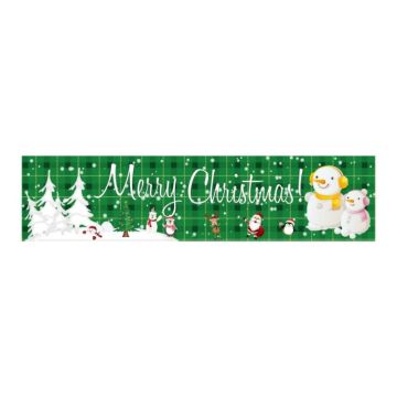 Christmas Patio Banner Party Decoration Supplies 50 x 250cm(Style 24)