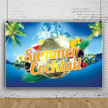 80x120cm Summer Pool Party Decoration Backdrop Swimming Ring Photography Background Cloth(11418894)