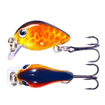 HENGJIA 2.5cm 1.5g Floating Water Little Fat Micro-Object Mini 3D Printing Luya Bait(4)