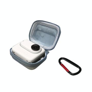 For Insta360 GO 3 Mini Body Bag Portable Storage Bag With Carabiner(Gray)