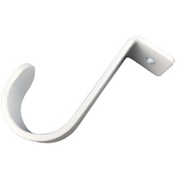 Curtain Roman Rod Top Installation Bracket Curtain Mounting Base Trays Accessories(White)