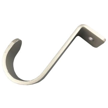 Curtain Roman Rod Top Installation Bracket Curtain Mounting Base Trays Accessories(Silver)