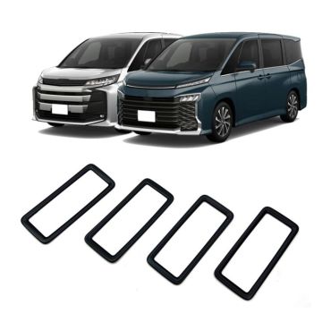 For Toyota 2022 Voxy/Noah 90 Series Rear Air Vent Decorative Frame(Black)
