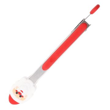 Stainless Steel 9 Inch Food Clip Christmas Multifunctional Non-Slip Barbecue Clamps(Style 4)