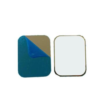 2pcs /Pack Adhesive Iron Sheet Metal Plate Sticker For Magnet Phone Holder Magnetic Cabinet Lights 35 x 45 x 0.3mm