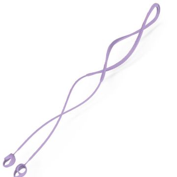 For Samsung Galaxy Buds2 Pro Bluetooth Earphone Silicone Anti-Lost Rope(Light Purple)