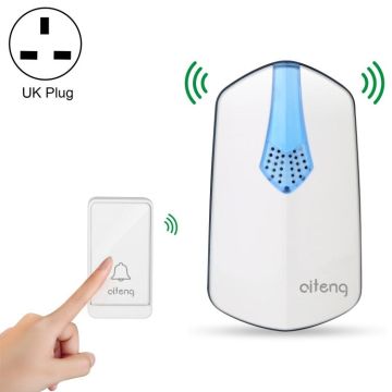 AITENG V026J Wireless Batteryless WIFI Doorbell, UK Plug