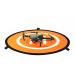 Portable Parking Apron RC Drone Quadcopter Fast-fold Landing Pad Tarmac Parking for DJI Mavic Pro / Phantom 3 / 4, Diameter 75cm (Orange + Blue)