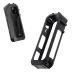 For Insta360 X5 Cold Shoe Carbon Fiber Texture ABS Plastic Protective Frame (Black)