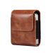 Universal Folding Mobile Phone Waist-mounted Leather Case(Brown)