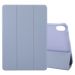 For Huawei MatePad 2023 / Air 11.5 Solid Color 3-folding Leather Tablet Case(Lavender)