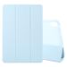 For Huawei MatePad 2023 / Air 11.5 Solid Color 3-folding Leather Tablet Case(Ice Blue)