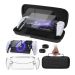 For Sony PlayStation Portal Portable Game Console Storage Bag Kits(Black)