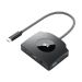 YCE-Z70A Type-C to PD 3.0, USB 3.0x2 + SD/TF, 3.5mm and HD1.4 Docking Station Video Capture Card(Black)