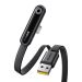 Baseus MVP Series 3 100W USB to Type-C Fast Charging Data Cable, Length: 2m(Black)