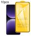 For Realme GT7 10pcs 9D Full Glue Full Screen Tempered Glass Film