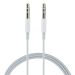 MH024 1m 3.5mm Jack Wire Control Stereo AUX Audio Cable for Computer, CD Player, MP3, Car, Headphone, Phones, Tablets, Speaker
