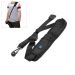 Quick Release Anti-Slip Soft Pad Nylon Single Shoulder Camera Strap with Metal Hook for SLR / DSLR Cameras(Black)
