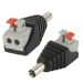 5.5mm x 2.1mm DC Power Male Jack to 2 Conductor Screw Down Connector for LED Light Controller