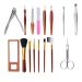 18 in 1 Nail Scissors Set Manicure Pliers Nail Tools