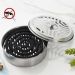 Stainless Steel Mosquito Incense Tray Holder Household Fireproof Mosquito Incense Box With Cover(As Show)